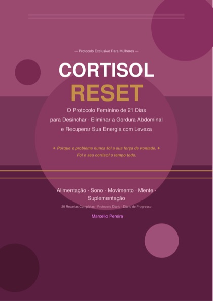 Capa do e-book Cortisol Reset